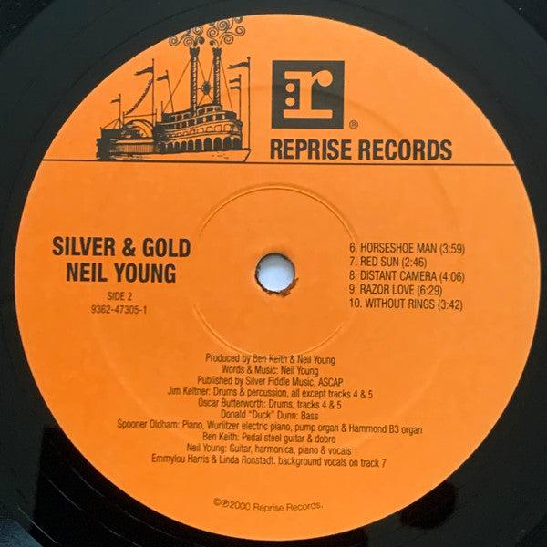 Neil Young : Silver & Gold (LP, Album)