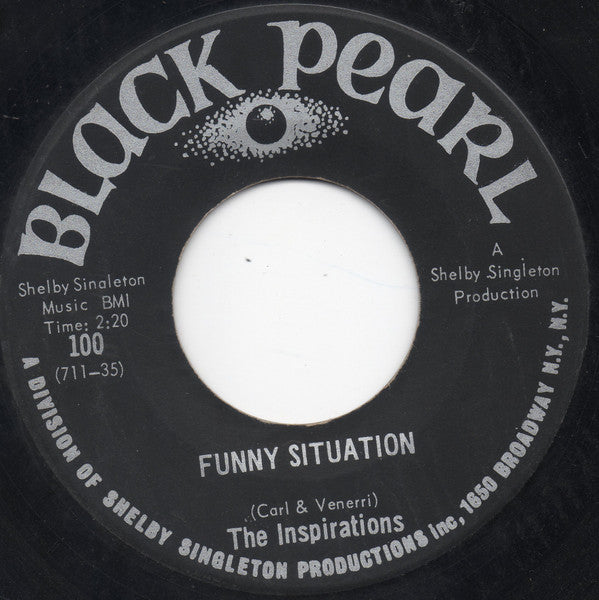 The Inspirations (4) : Touch Me, Kiss Me, Hold Me / Funny Situation (7", Single)