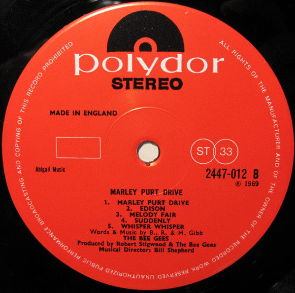 Bee Gees : Marley Purt Drive (LP, Album, RE)
