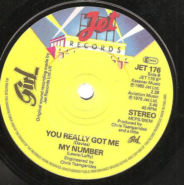 Girl (2) : Hollywood Tease (7", Single)