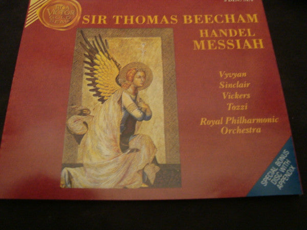Handel* - Sir Thomas Beecham, Vyvyan*, Sinclair*, Vickers*, Tozzi*, Royal Philharmonic Orchestra : Messiah (3xCD, RE, RM)