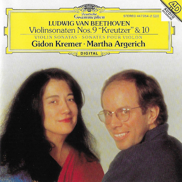 Ludwig van Beethoven, Gidon Kremer, Martha Argerich : Violinsonaten Nos. 9 "Kreutzer" & 10 = Violin Sonatas = Sonates Pour Violon (CD, PMD)