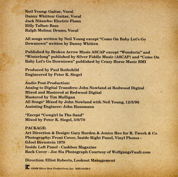 Neil Young & Crazy Horse : Live At The Fillmore East (HDCD, Album)