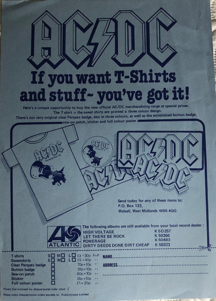 AC/DC : For Those About To Rock (We Salute You) (12", Single)