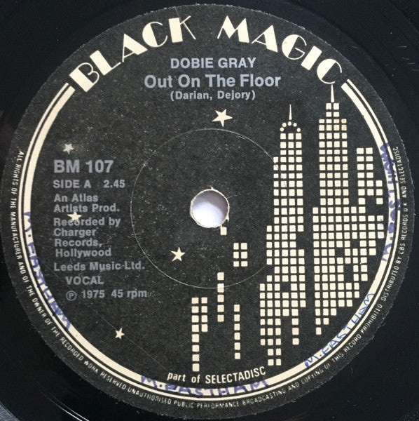 Dobie Gray : Out On The Floor (7", Single, RP, Sol)