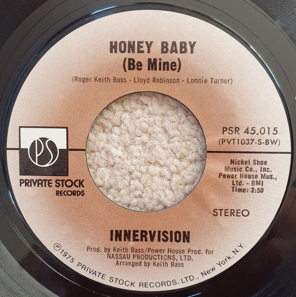 Innervision (6) : Honey Baby (Be Mine) / We're Innervision (7", Single)