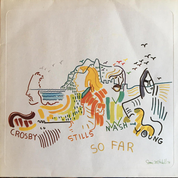 Crosby, Stills, Nash & Young : So Far (LP, Comp, RE)