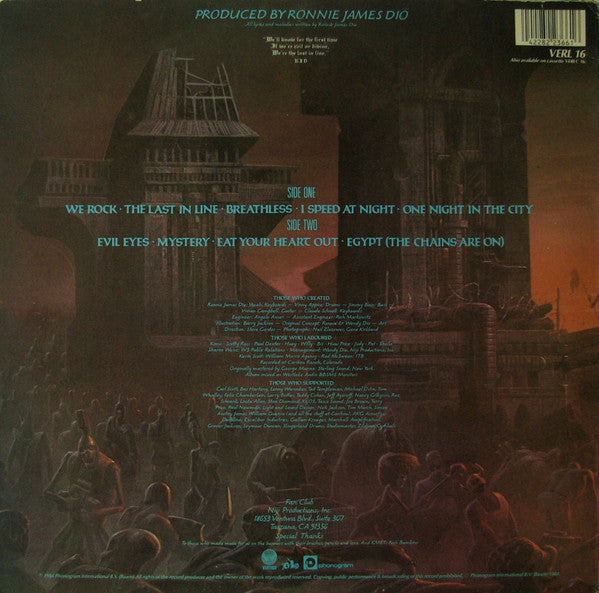 Dio (2) : The Last In Line (LP, Album)