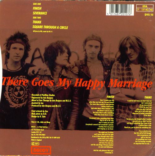 Mega City Four : There Goes My Happy Marriage (7", EP)