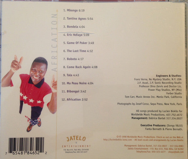 Lucien Bokilo : Africation (CD, Album)