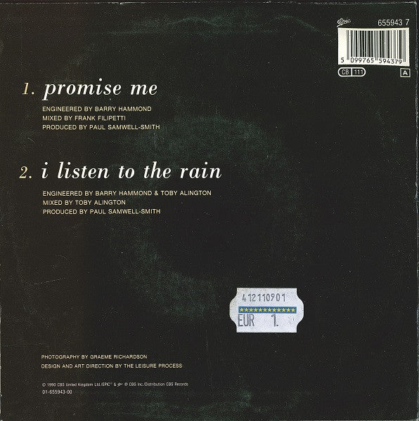 Beverley Craven : Promise Me (7", Single, RE)