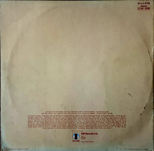 Joni Mitchell : Court And Spark (LP, Album)