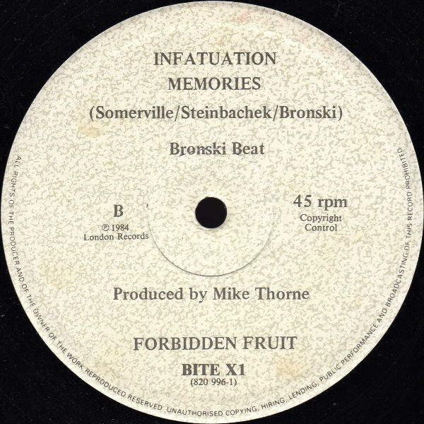 Bronski Beat : Smalltown Boy (12", Single, Com)