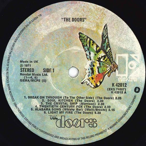 The Doors : The Doors (LP, Album, RE)
