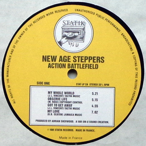 New Age Steppers : Action Battlefield (LP, Album)
