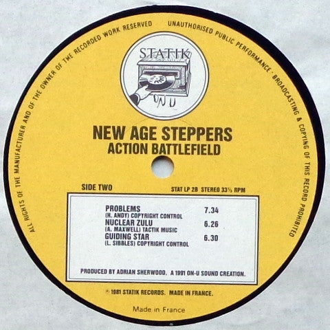 New Age Steppers : Action Battlefield (LP, Album)