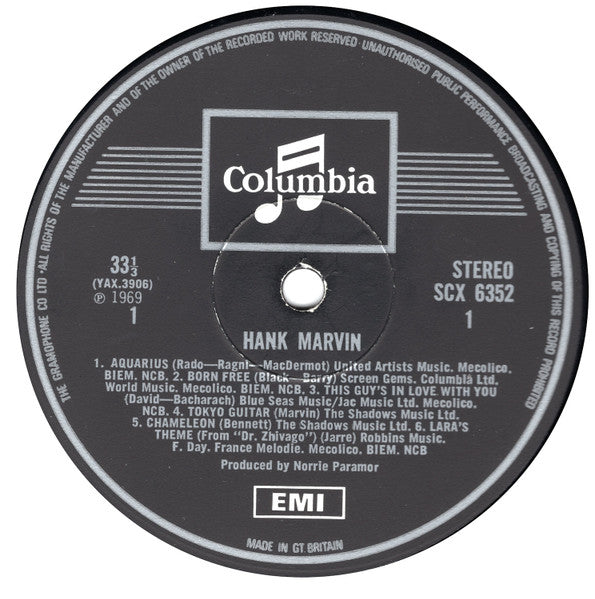 Hank Marvin : Hank Marvin (LP, Album)