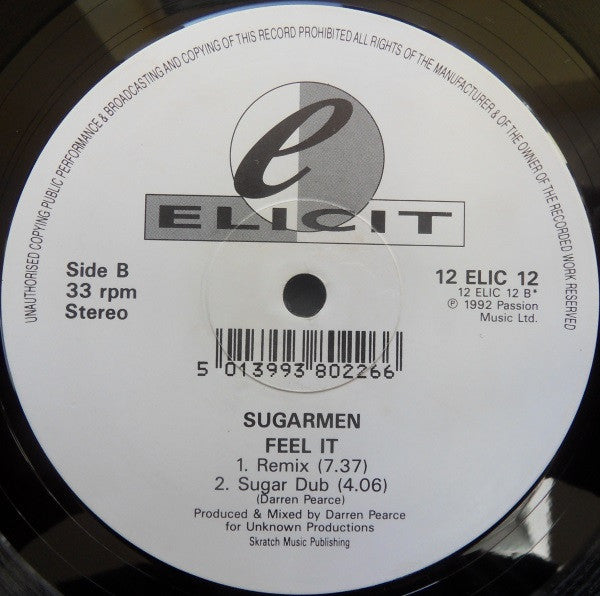 Sugarmen : Feel It (12")