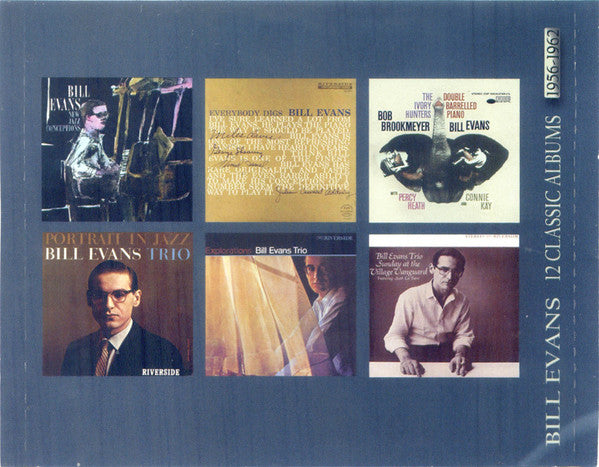 Bill Evans : 12 Classic Albums 1956-1962 (6xCD, RP + Box, Comp)