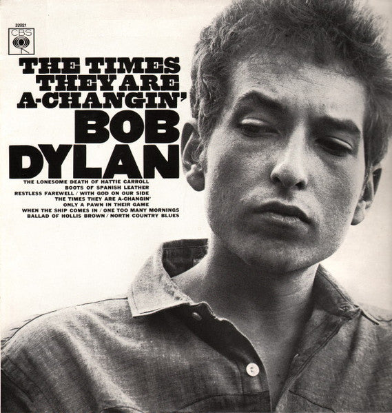 Bob Dylan : The Times They Are A-Changin' (LP, Album, RE)