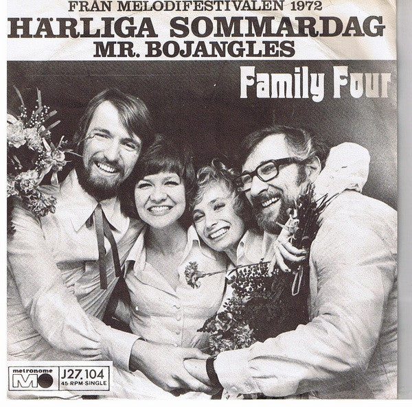 Family Four (2) : Härliga Sommardag / Mr. Bojangles (7", Single)