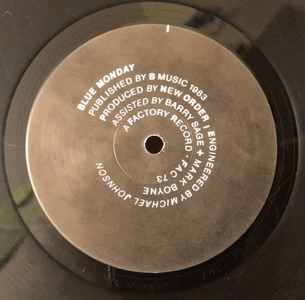 New Order : Blue Monday (12", Single, A-1)