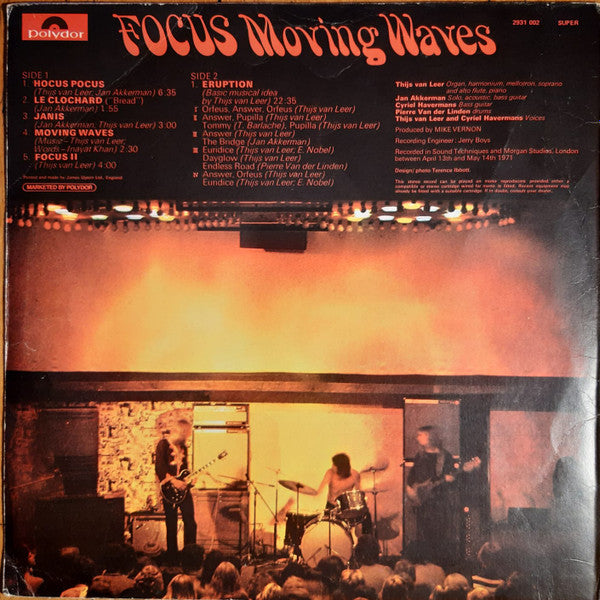 Focus (2) : Moving Waves (LP, Album, RP)