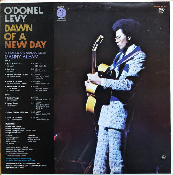 O'Donel Levy : Dawn Of A New Day (LP, Album, RP)