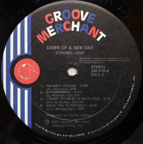O'Donel Levy : Dawn Of A New Day (LP, Album, RP)