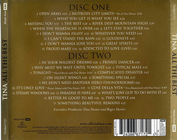 Tina* : All The Best (2xCD, Comp, RE)