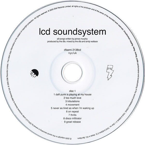 LCD Soundsystem : LCD Soundsystem (CD, Album + CD, Comp, Bon + Dig)