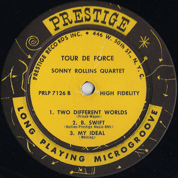 Sonny Rollins : Tour De Force (LP, Album)