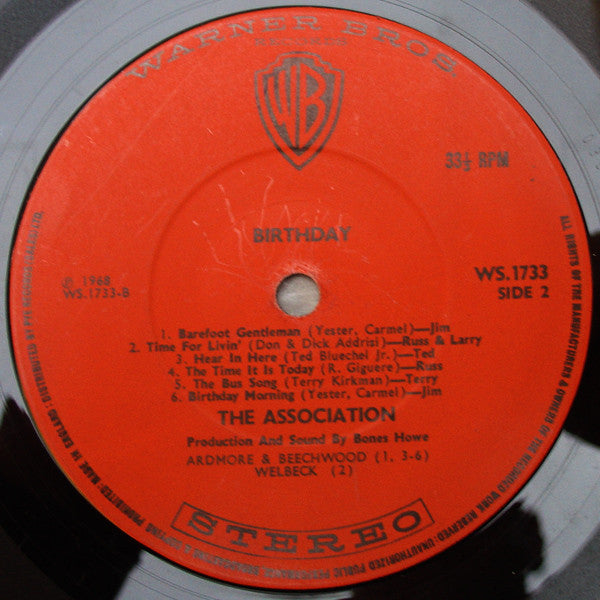The Association (2) : Birthday (LP, Album)