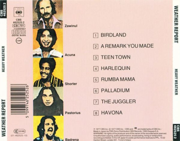 Weather Report : Heavy Weather (CD, Album, RE)