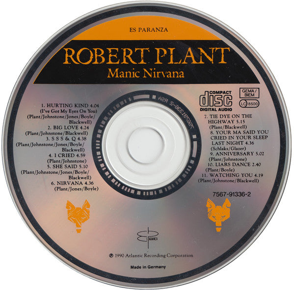 Robert Plant : Manic Nirvana (CD, Album)