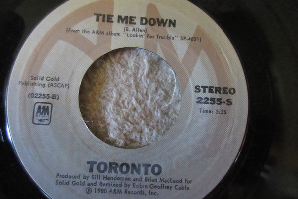 Toronto (4) : Even The Score (7", Single, Styrene)