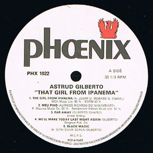 Astrud Gilberto : That Girl From Ipanema (LP, Album, RE)