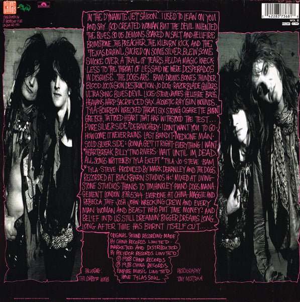 The Dogs D'Amour : In The Dynamite Jet Saloon (LP, Album)