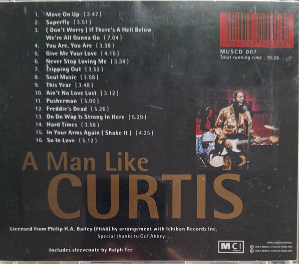 Curtis Mayfield : A Man Like Curtis (The Best Of Curtis Mayfield) (CD, Comp, RE)