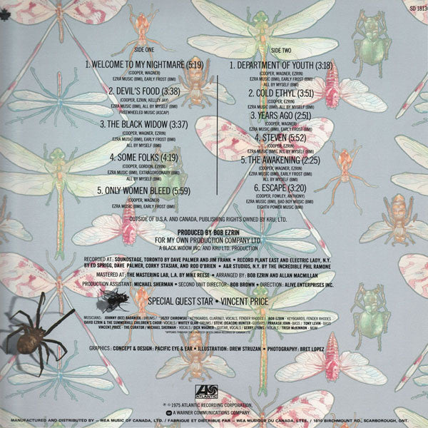 Alice Cooper (2) : Welcome To My Nightmare (LP, Album)