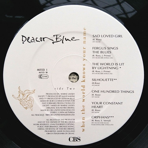 Deacon Blue : When The World Knows Your Name (LP, Album)