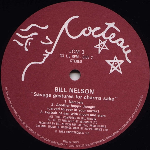 Bill Nelson : Savage Gestures For Charms Sake (LP, MiniAlbum)