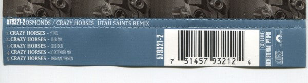 Osmonds* : Crazy Horses (Utah Saints Remix) (CD, Single)