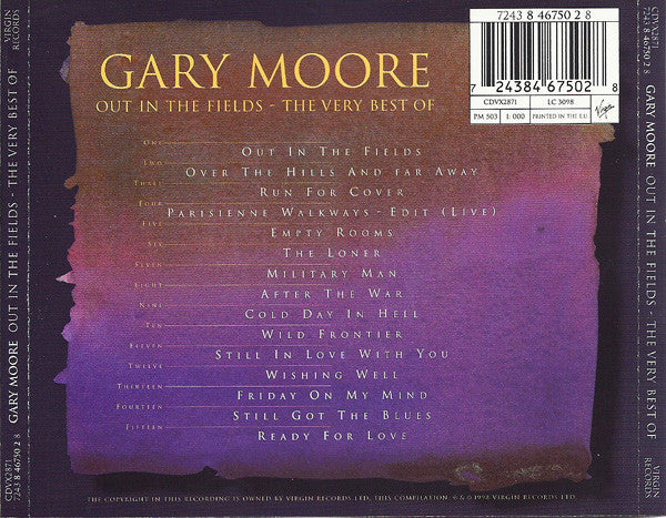 Gary Moore : Out In The Fields - The Very Best Of (2xCD, Comp, Ltd)