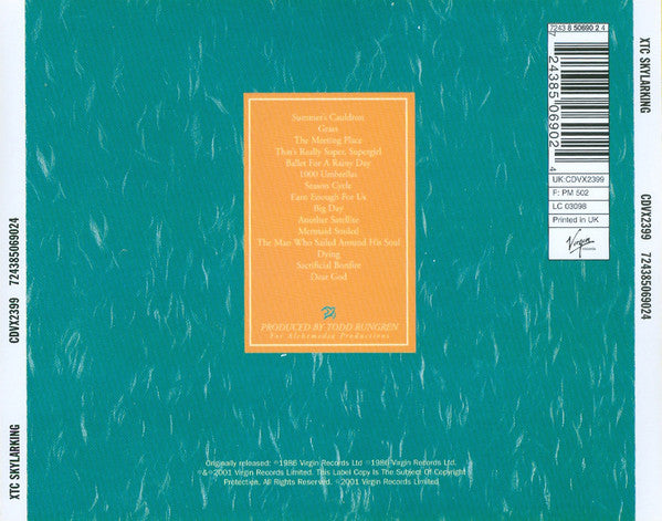 XTC : Skylarking (CD, Album, RE, RM, RP, Med)