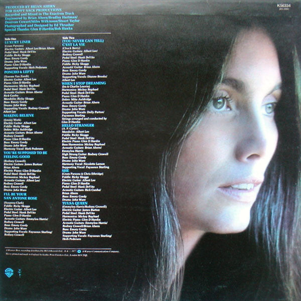 Emmylou Harris : Luxury Liner (LP, Album)