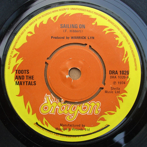 Toots And The Maytals* : Sailing On (7")