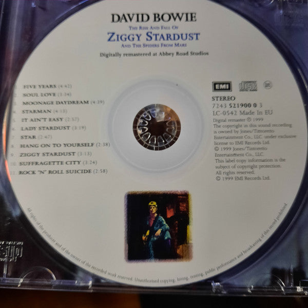 David Bowie : The Rise And Fall Of Ziggy Stardust And The Spiders From Mars (CD, Album, Enh, RE, RM)