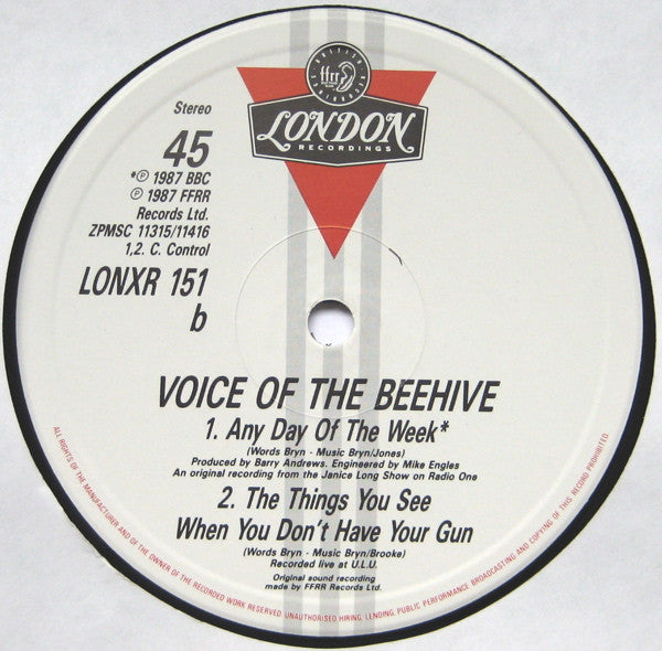 Voice Of The Beehive : I Say Nothing (12", Ltd)