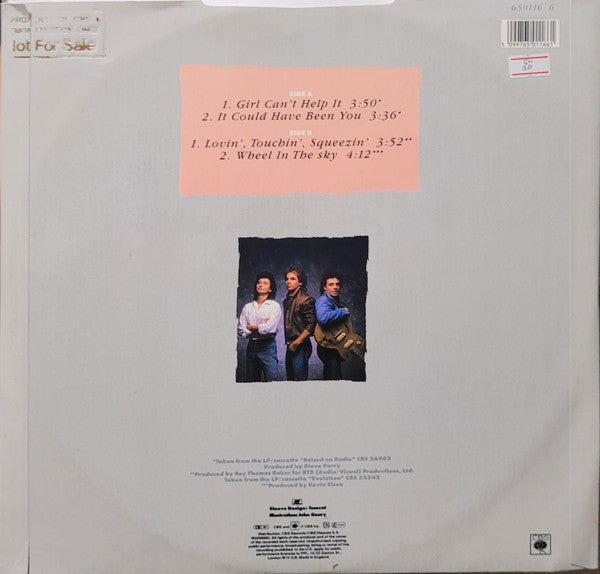Journey : Girl Can't Help It (12", Single)